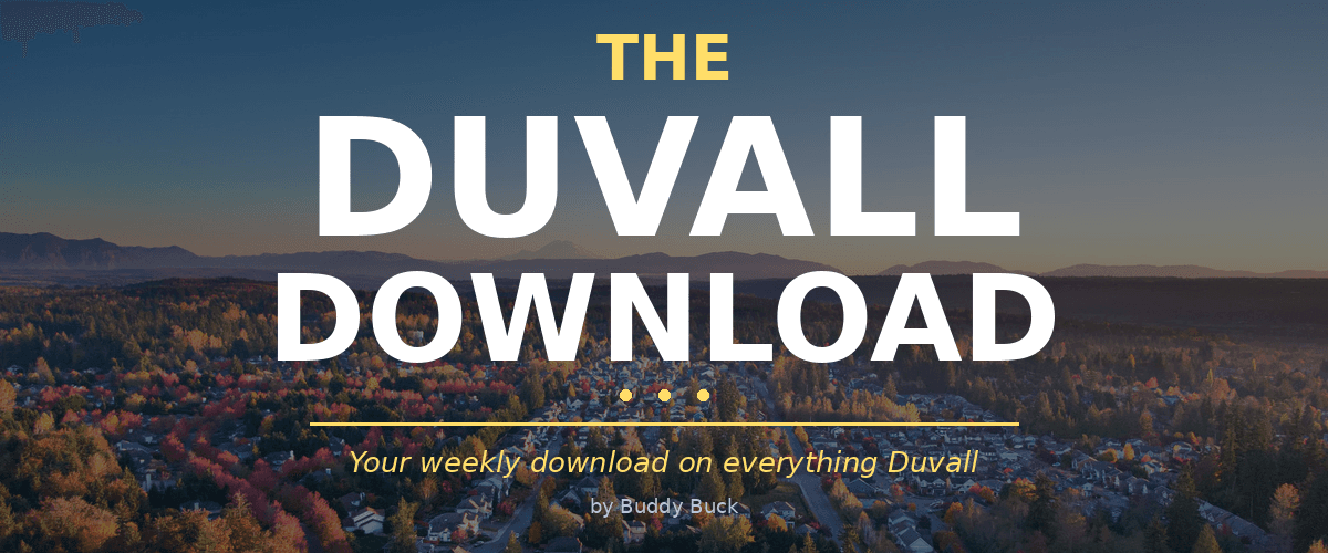 The Duvall Download, Buddy's weekly newsletter on everything Duvall